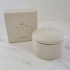 Anthro Astrology Aquarius Trinket Box